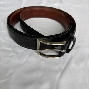 Coach Black Leather Belt Size 42”